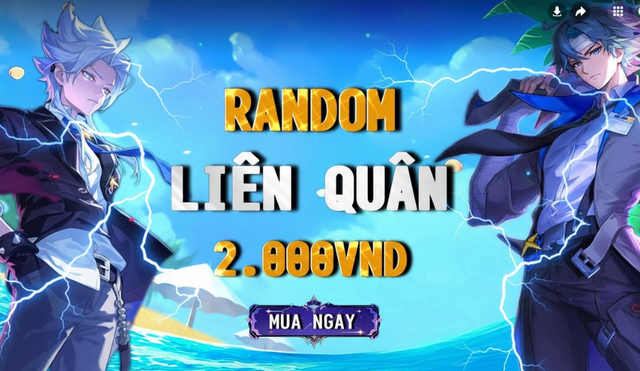 RANDOM ACC LIÊN QUÂN TTX TRÊN 100 SKIN