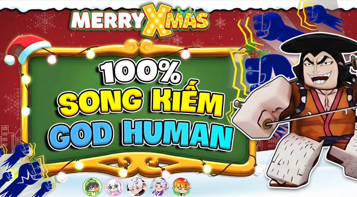 RANDOM BLOX FRUIT MAX LEVER + GOD + CĐK + SGT + 20% RA TỘC V4